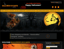 Tablet Screenshot of halloweenonearth.com